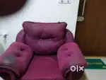 Sofa set extra for glass centre table