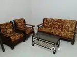 Wooden sofa