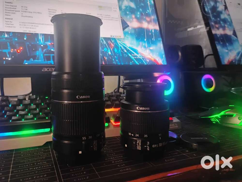 CANON lenses and battery