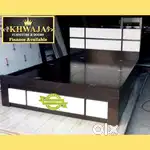 Khwaja furniture. Luxury King size bed. Bajaj finance available
