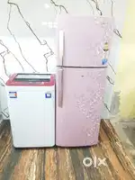 Best combo : LG double door refrigerator & Panasonic washing machine@