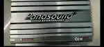 panasound high power 4ch amplifier with jbl subwoofer