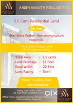 5.5 Cent Residential Land for Sale