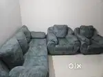 Sofa ( 3 +1+1) and dining table for sale
