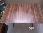 2 plastic chair and one study table(foldable)