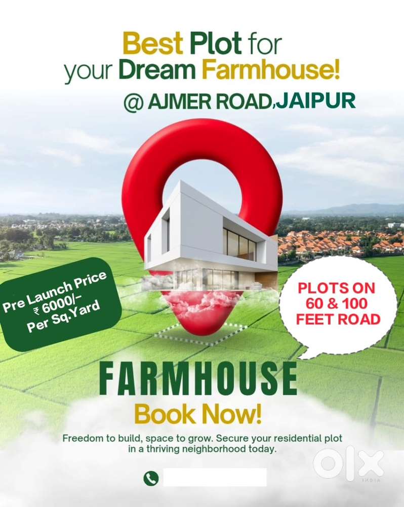 Mini Farmhouse Ajmer Road 400 syd 24 lack 60 ft road Book Now Jaipur