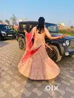 Peach lengha
