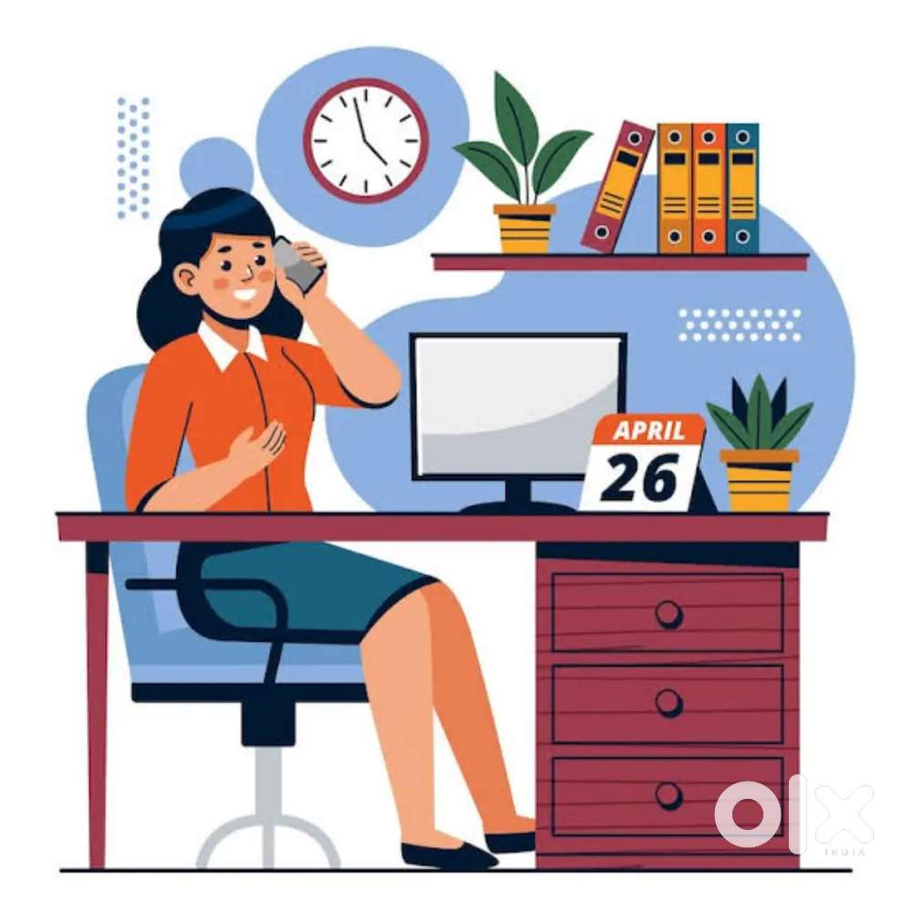 Female office staff  for showroom