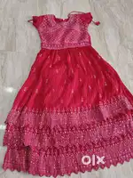 2 Long frocks, one lehanga and one jeans top