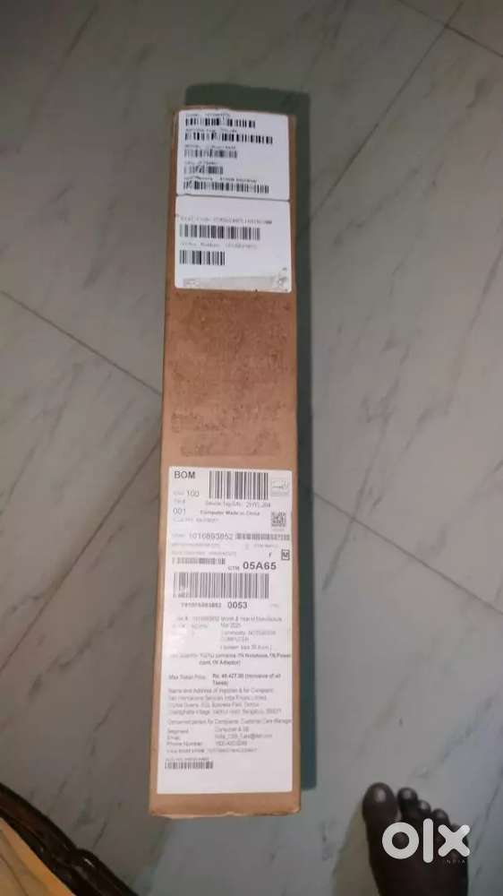 Dell laptop sealed piece not yet opened (online price 34000)