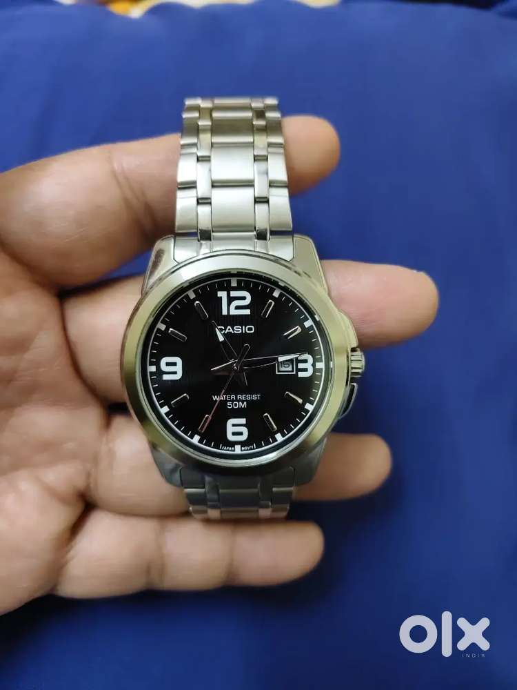 Casio enticer stainless steel analog watch