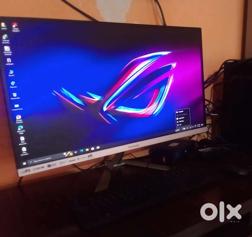 Ryzen hp pc 24inch ips big monitor