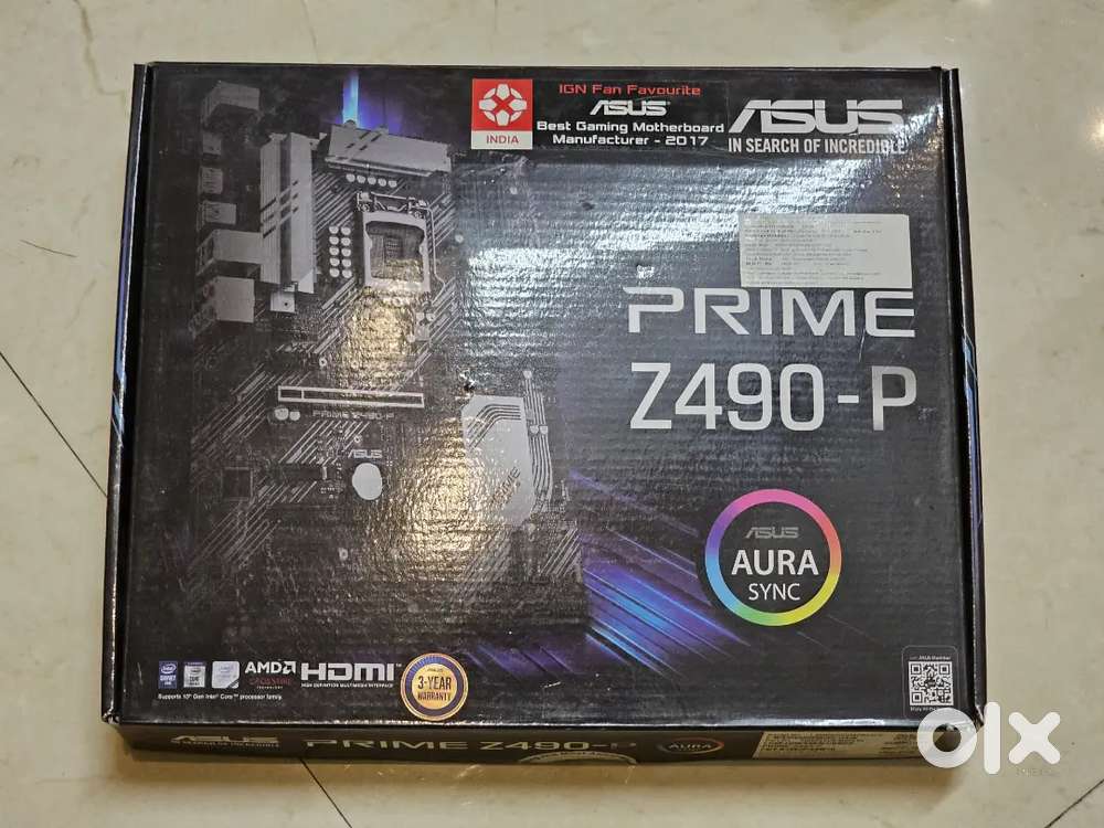 Asus Prime Z490-P LGA 1200 ATX Motherboard (Intel)