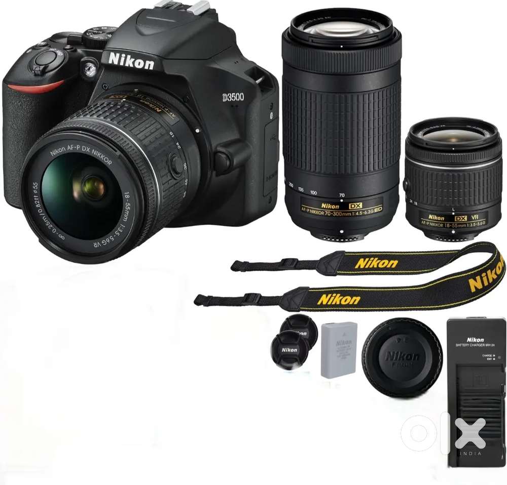 Nikon D3500 Dual Lens Kit – Excellent Condition