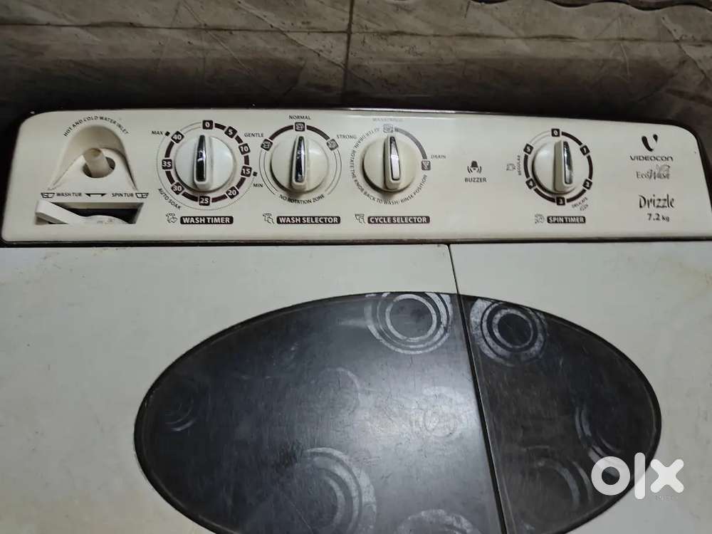 Videocon eco wash Drizzle model 7.2 kg fully working condition.