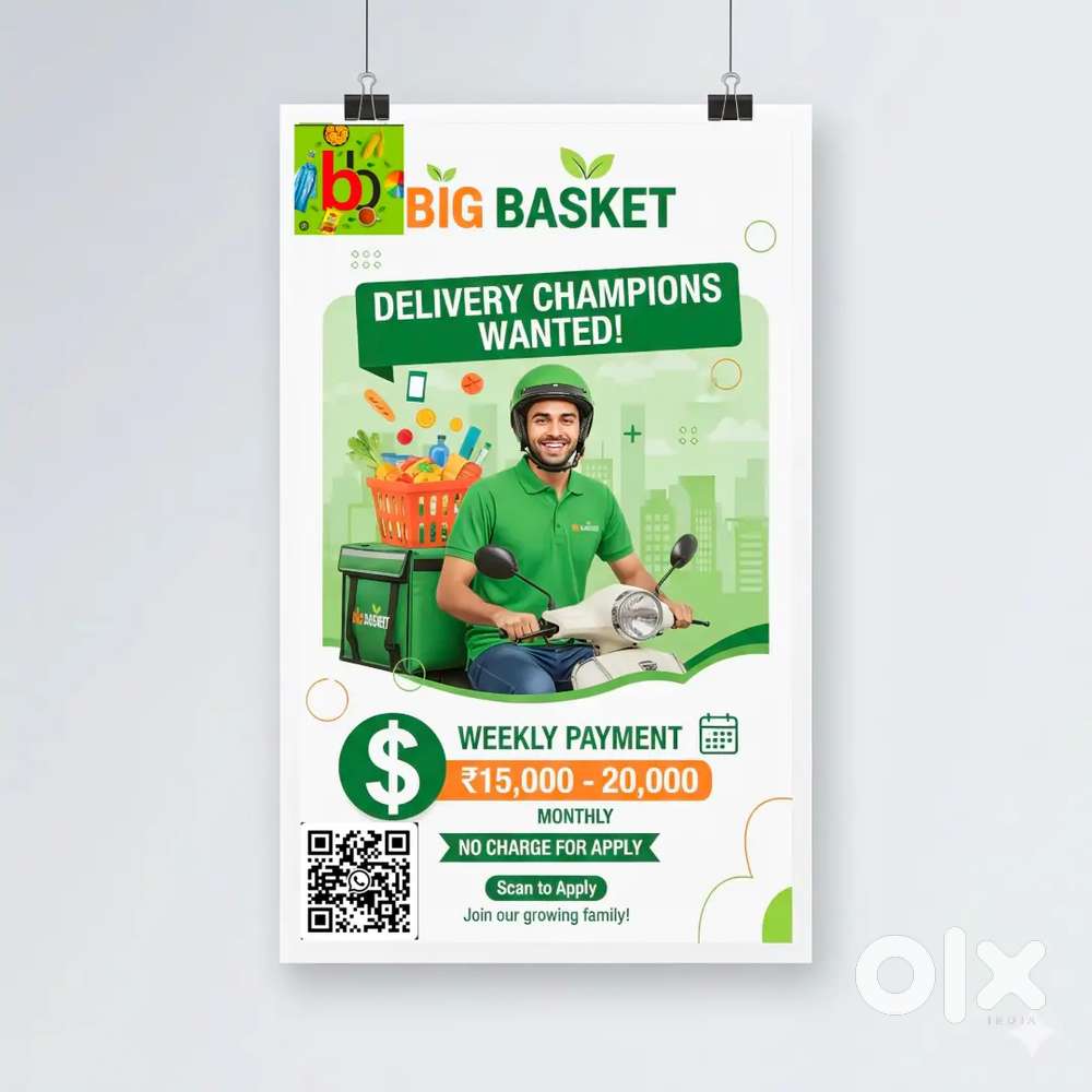 TATA BIG BASKET DELIVERY BOY