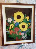 Beautiful original handmade painting on canvas framed