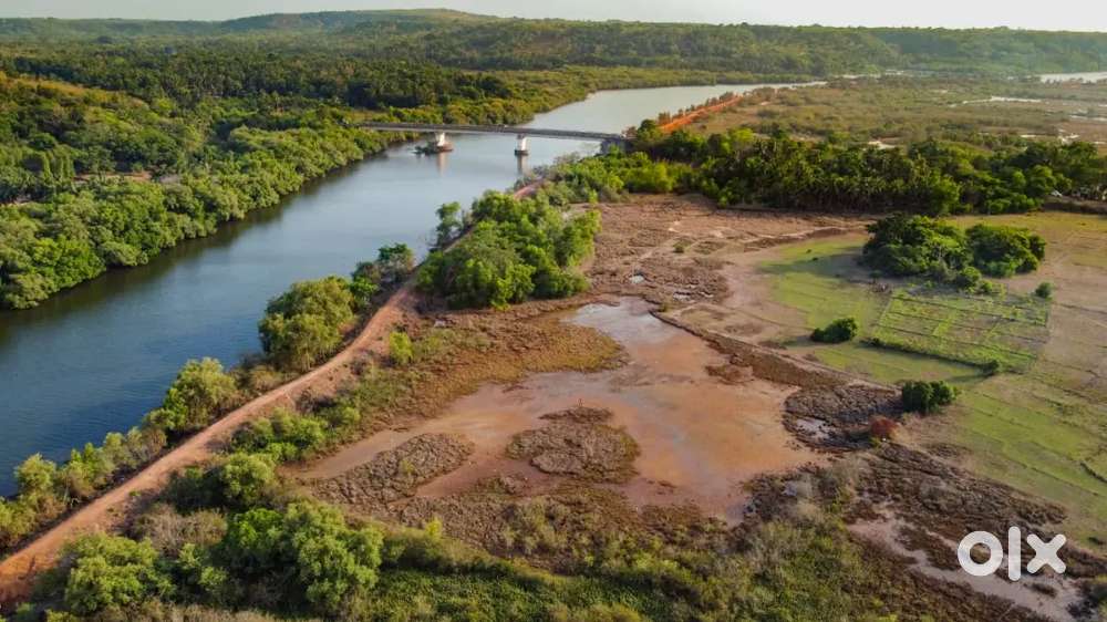 66 guntha river touch property near malvan