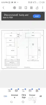 For Rent: Ground floor Office Space 900 Sq ft.