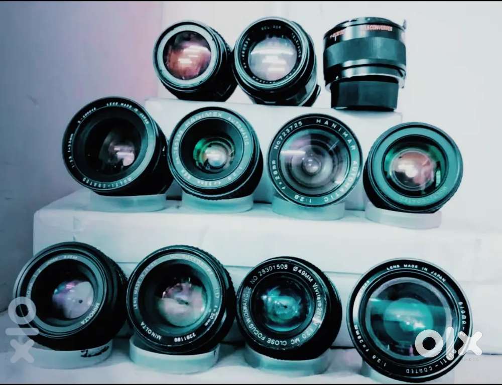 SONY E MOUNT - MINOLTA LENSES 20mm to 300mm f2.8 & MINOLTA FILM CAMERA