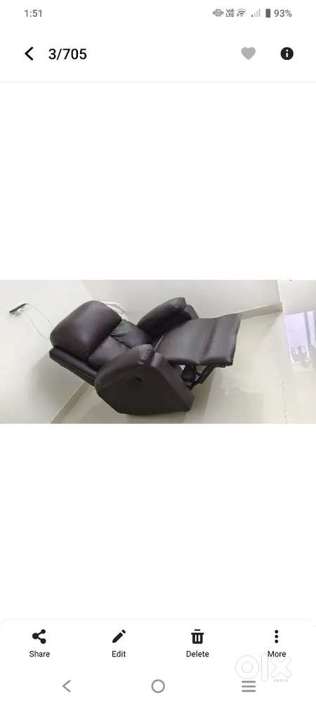 Wakefit Rocking and Revolving Recliner Sofa