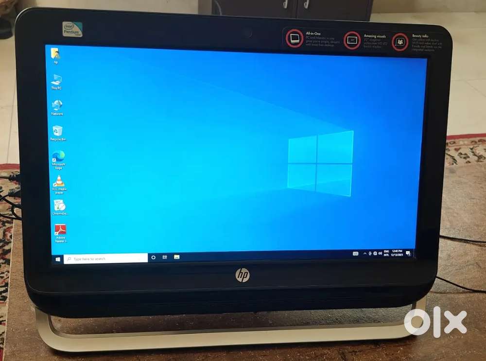 Hp Omni all in One Desktop intel Dual core 3rd gen 6GB Ram 256GB SSD