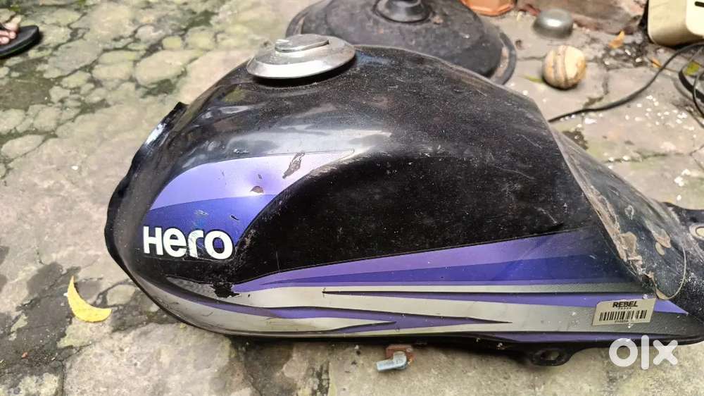 Hero hf deluxe bike original tank