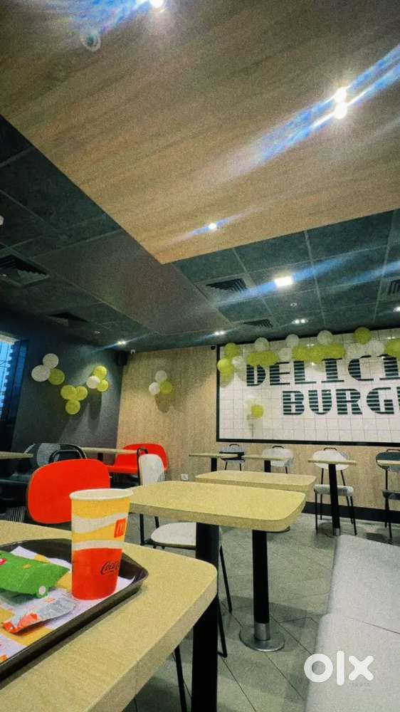 Need a experienced person for fast food services