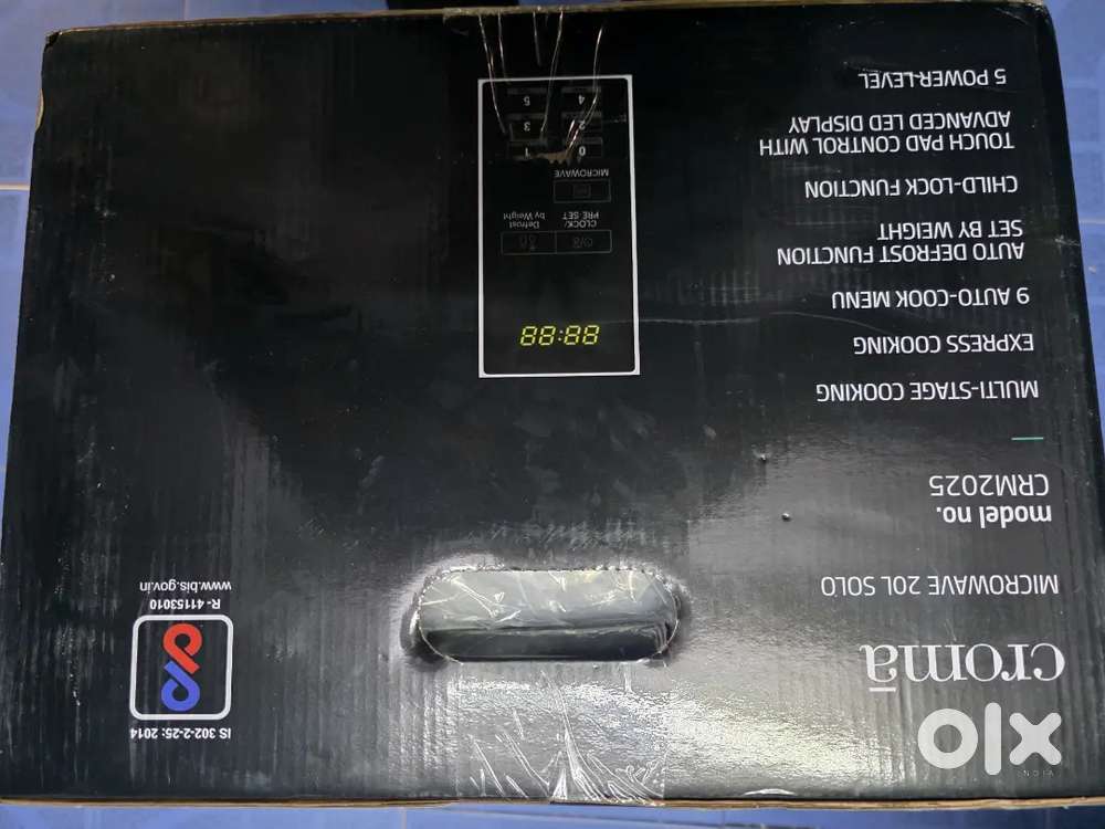 Brand New Croma 20 L Microwave Oven  Unboxed with bill  Best Price