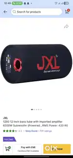 JXL 12 inch 6500W Bass tube