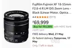 Fujifilm Fujinon XF 18-55mm F2.8-4 R LM OIS Zoom Lens - Black