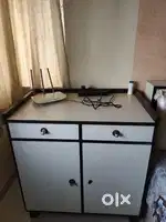 Desk and storage unit