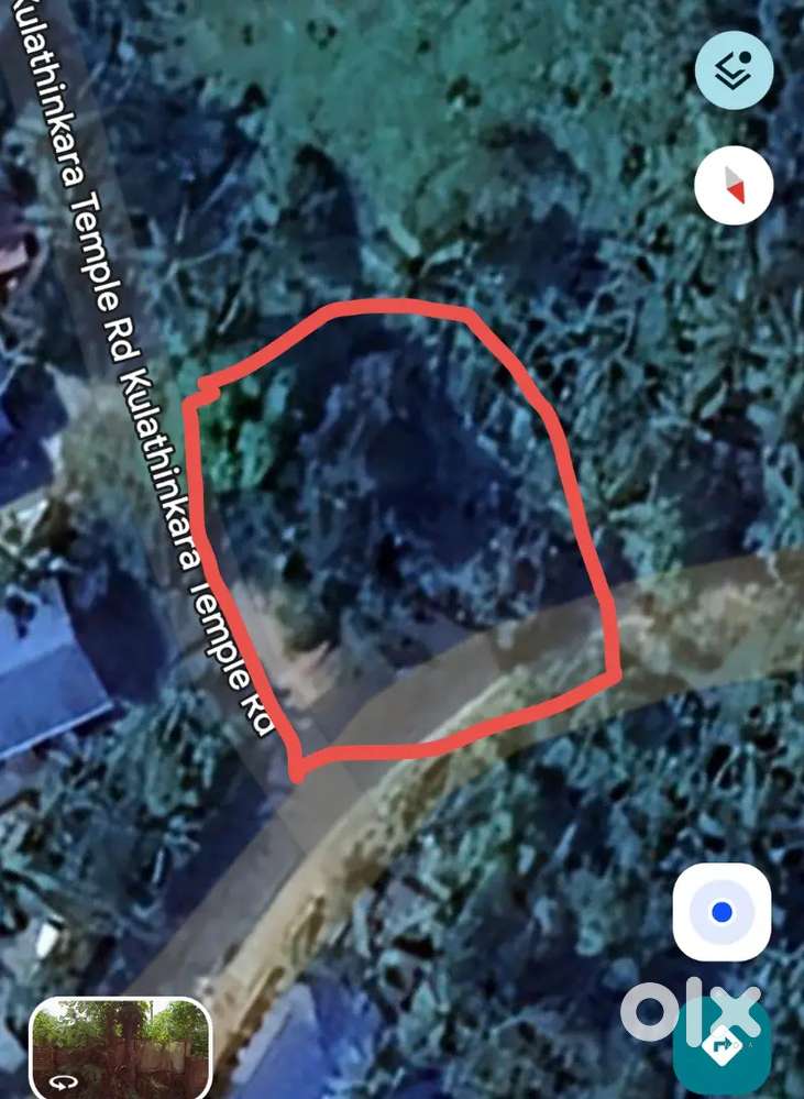 10 cent rectangular plot beside main road to venjaramood -attingal