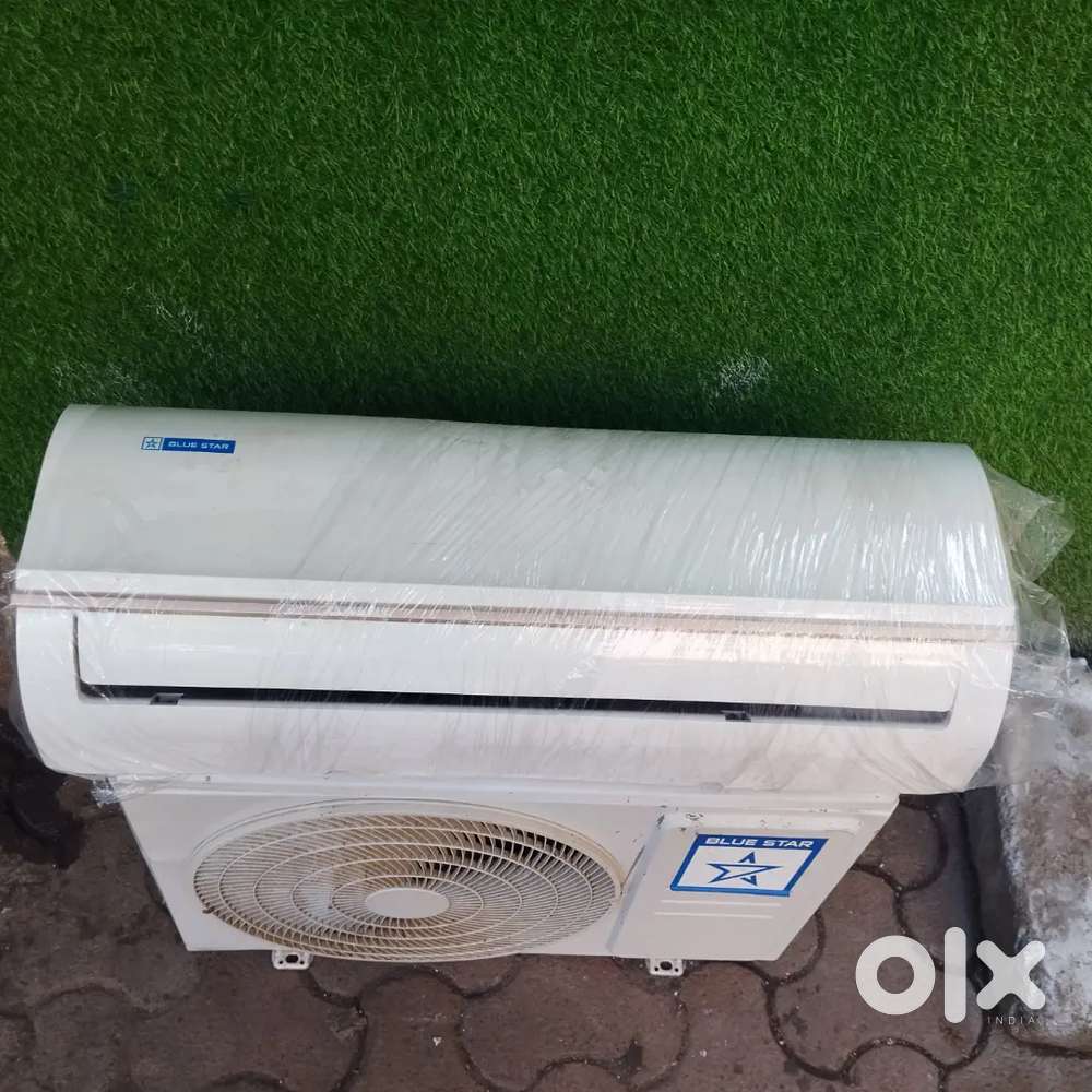Blue star 1 ton split AC working condition and warranty