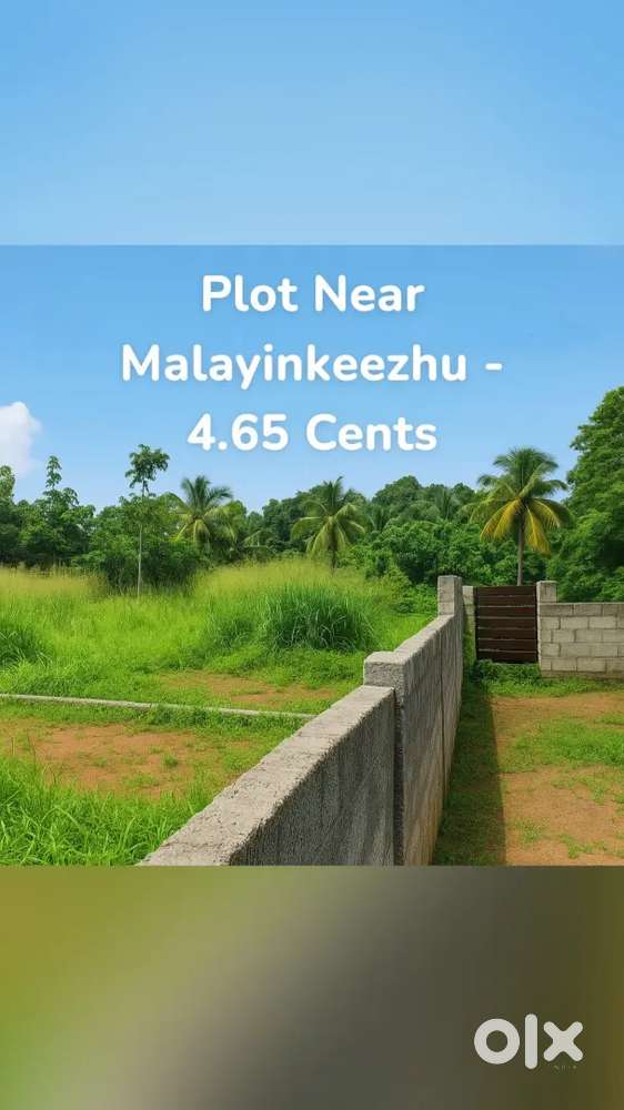 Prime Residential Plot for Sale – Near Malayinkeezhu (4.65 Cents)