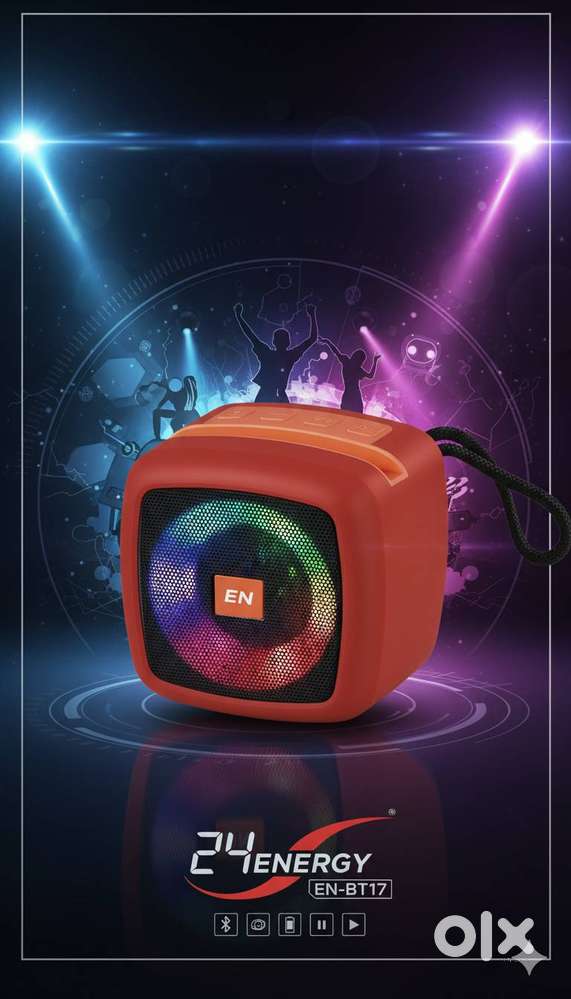 Bluetooth speaker with RGB lights