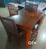 New brand solid assam teak wood 4 seater dainig table wholesale price
