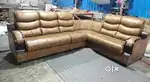 Fibre model l shape sofa set comfortable in STARF FURNITURE