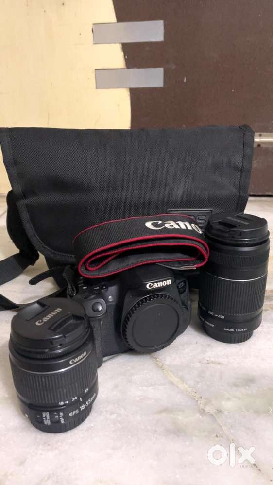 CANON EOS 700d CAMERA WITH LESS 18-55mm and 55-250mm