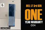 computer cpu | DELL i7 3rd gen | graphics 2gb | 8gb ram | desktop pc