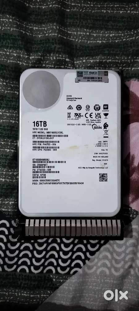 16 TB. Harddisk new condition