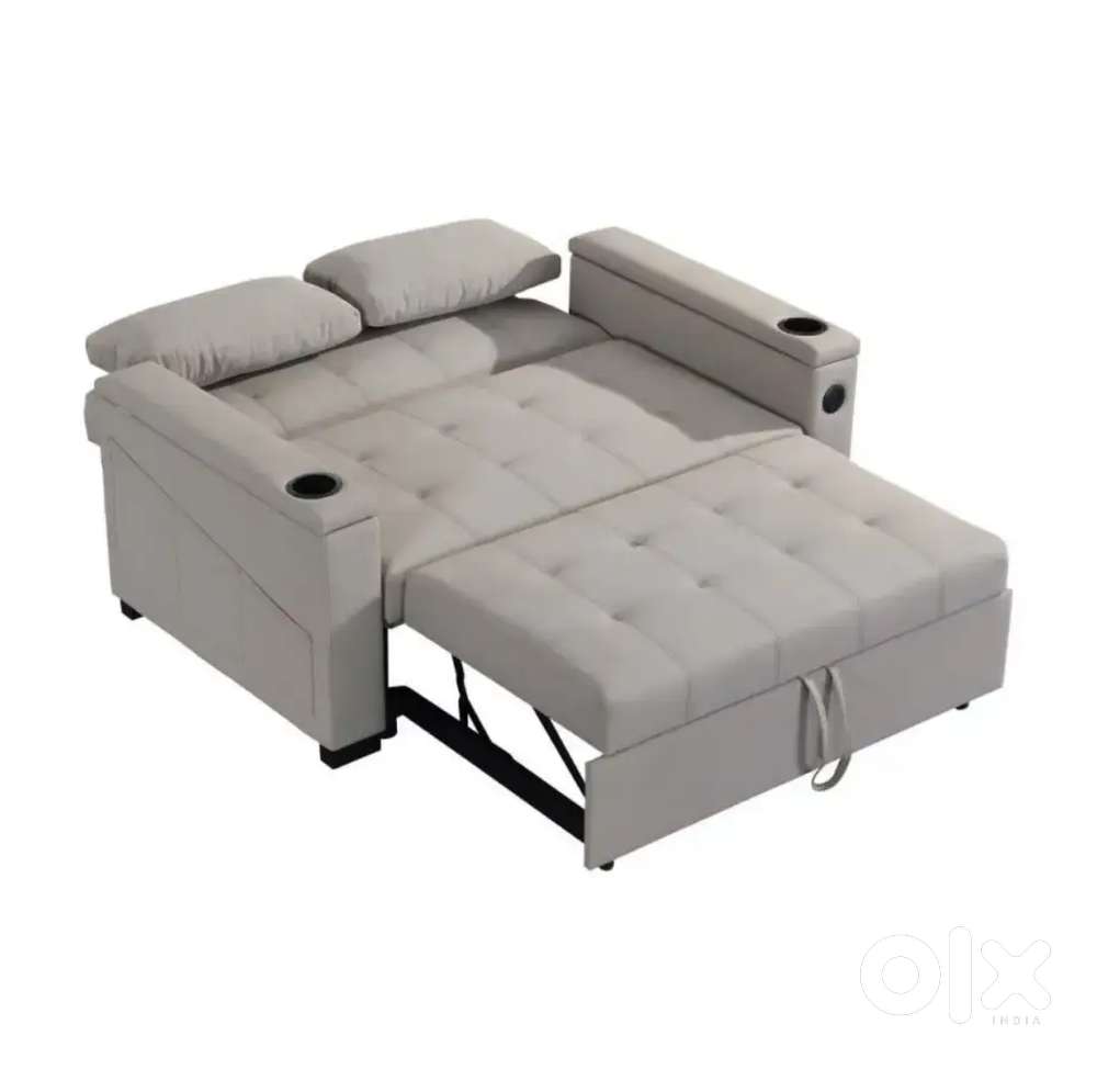Folding design 3 seater sofa cumbed in emi available Aliyar