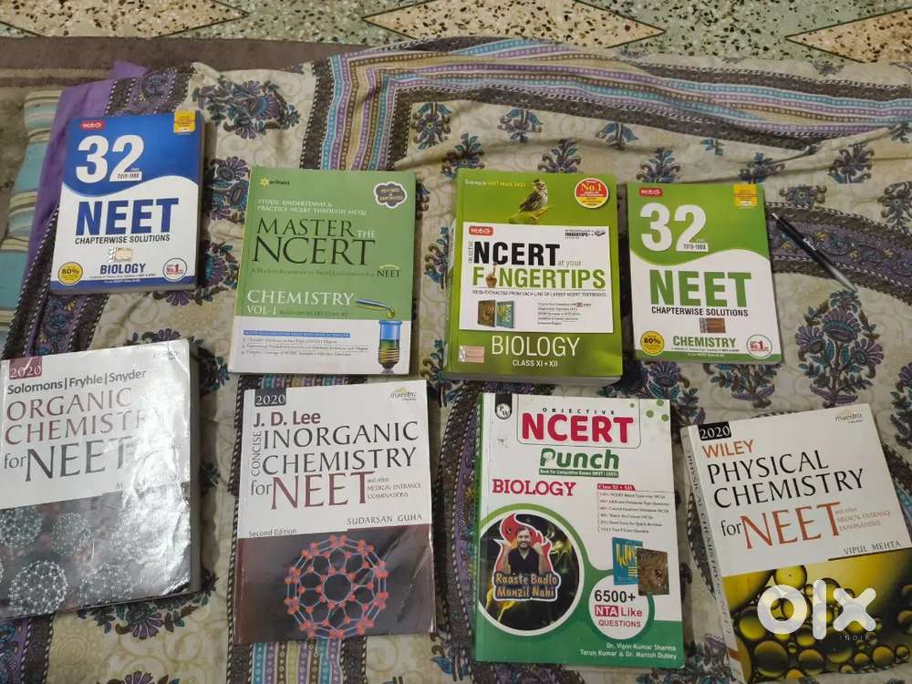 Biology and Chemistry Neet preparation books