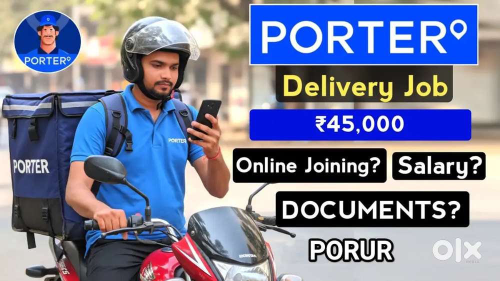 PORTER BIKE PORUR EARN WORK IN FREE TIME & GET DAILY PAYMENTS