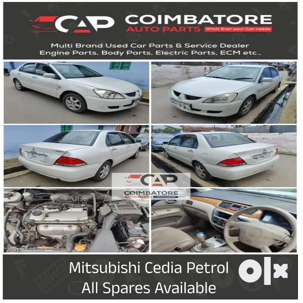 Mitsubishi Cedia Petrol Engine &Body Parts Available