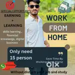 Part time only work from home.