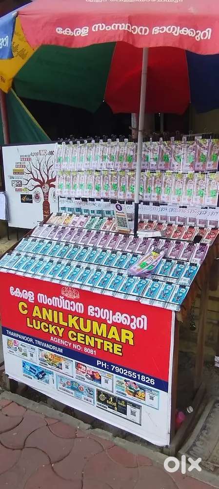 Lottery shop staff