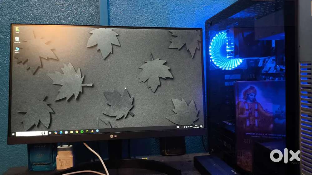 LG 22 inch monitor i5 4590 full pc built