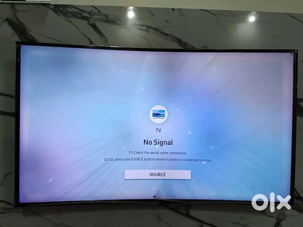 Samsung TV 49 curv display