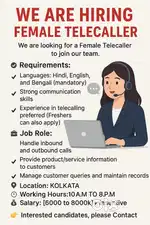 FEMALE TELECALLER